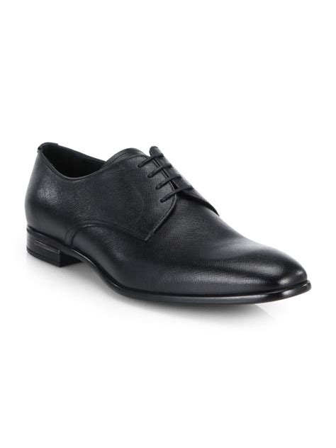 prada 1073 mens black leather|prada shoes for men.